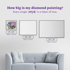 DIAMOND ART CLUB Hydrangeas Diamond Painting Kit, Fun DIY Crafts - Image 4