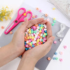 100pcs Mixed Polymer Clay 10mm Spacer Beads - Image 7