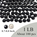 FANTIAN 1lb Black Glass Marbles - Image 2