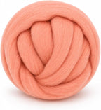 3.53oz Wool Roving: Needle Felting Wool White Roving Wool Felting Supplies Pure by Gipony