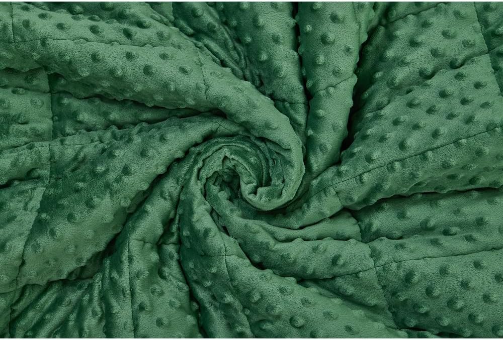 TONGDADA Minky Weighted Blanket | 40''x60'', 7lbs | Cozy and Soft Minky - Image 6