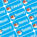Personalized Name Labels for Kids – 60 Waterproof Peel-and-Stick Labels for by GILBIN