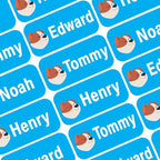Personalized Name Labels for Kids – 60 Waterproof Peel-and-Stick Labels for by GILBIN