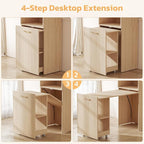 Zevemomo Folding Desk, Convertible Table - Image 6