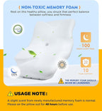 Osteo Cervical Pillow for Neck Pain Relief, Hollow Design Odorless Memory Foam - Image 5