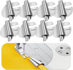 TIGARI Sewing Rolled Hemmer Foot, 8 Sizes Rolled Hem Presser Foot, Wide Rolled by TIGARI