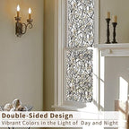 funlife Original Hand-Drawn Faux Stained Glass Window Film, Double-Sided Static - Image 5