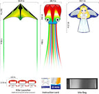 Kites for Kids & Adults, Large Kite for Beginners, Kites for Kids Ages 4-8 - Image 6