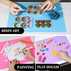 LEOBRO Silicone Mat for Resin Molds, UV Resin, Play Dough Mat, Clay Mat - Image 6