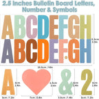 600 Pcs 36 Sheets Large Letter Stickers 2.5 Inch Self-Adhesive Letter Set - Image 5