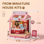 DIY Mini House Building Miniature Kit Milkbox, Miniverse Lifestyle Bookshelf - Image 6
