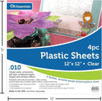 Accent Design Paper Accents Clear Plastic Sheets 12x12, .010" Thick, Plexiglass - Image 6