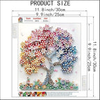 SHICERNHJ 5D Diamond Art Kits for Adults Beginner, Colorful Flower Tree Diamond - Image 7