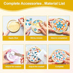 WATHFKCU 4 Sets DIY Glass Mosaic Tiles - Image 6