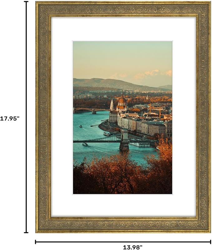 Golden State Art, 12x16 Ornate Finish Photo Frame - Image 9