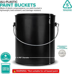 1 Gallon Plastic Paint Bucket - Image 2