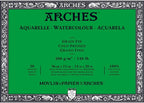 Arches Watercolor Paper Block, Cold Press, 140 pound by ARCHES