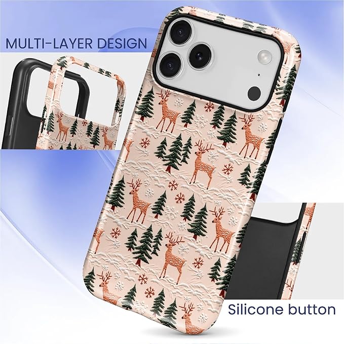 Case for iPhone 17 Pro Max, Scratch Resistant Hybrid Double Layer Hard - Image 4