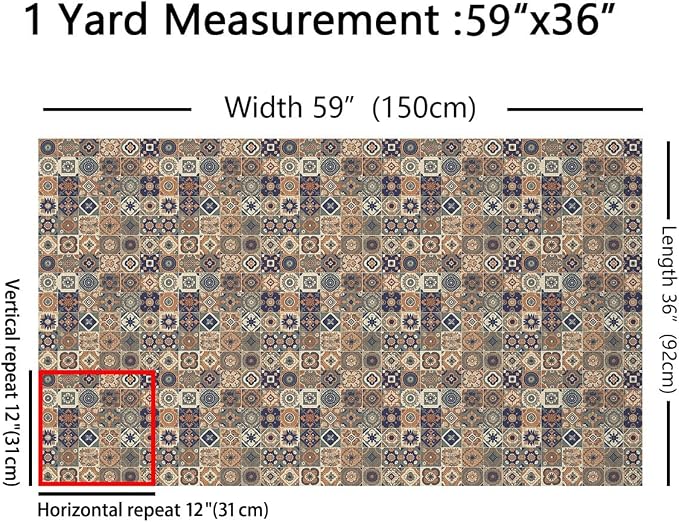 Feelyou Bohemian Upholstery Fabric - Image 2