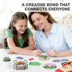 Christmas Diamond Art Painting Coasters Kit - Image 4
