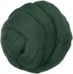 PATIKIL Wool Roving Yarn, 250G/8.8OZ Felting Wool Pure Roving Yarn, Dark Green by PATIKIL