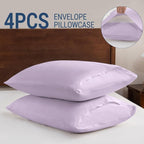 Pillowcases Standard 4 Pack, 20x26 Pillow Cases - Image 5