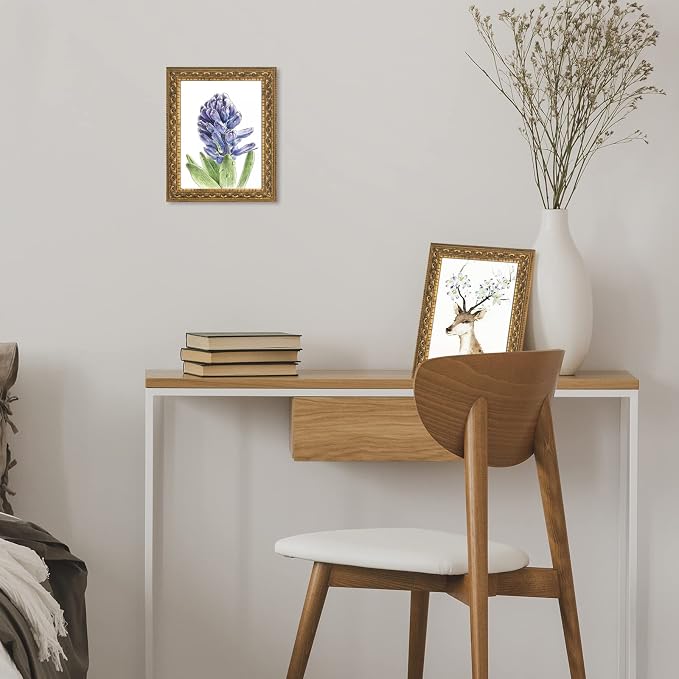 Golden State Art, 8X10 Ornate Finish Photo Frame, Bronze Color, Real Glass - Image 4