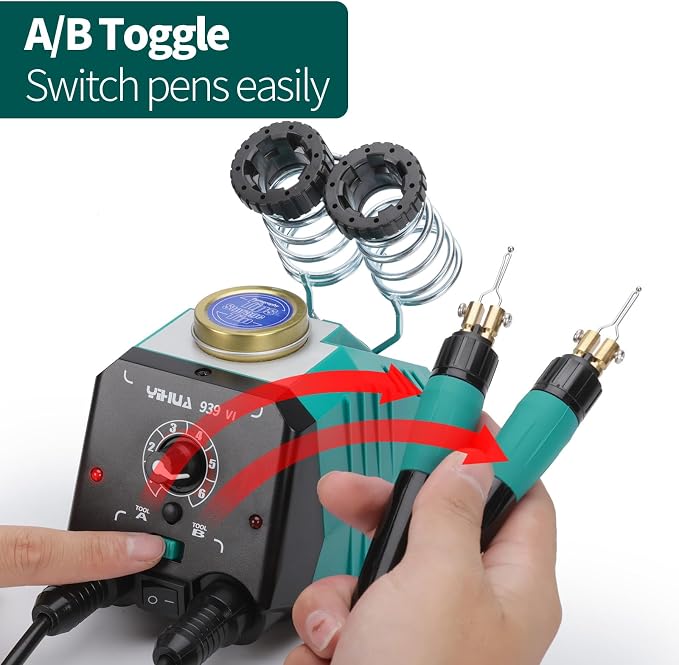 YIHUA 939-VI Dual Wood Burning Pen Wood Burning Kit - Image 5