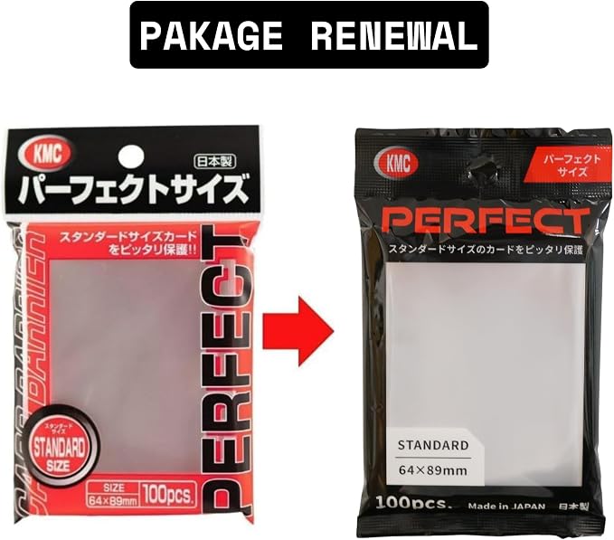 KMC 100 Pochettes Card Barrier Perfect Size Soft Sleeves, 3 Pack/Total 300 - Image 2