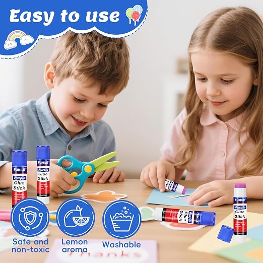 216 Pack Glue Sticks Bulk for Kids, Disappearing Purple Glue Sticks for - Image 4