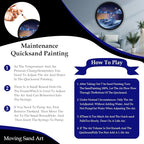 Mtadmai 17.3" Moving Sand Art, 3D Sand Art Pictures Deep Sea Sandscape Living - Image 4