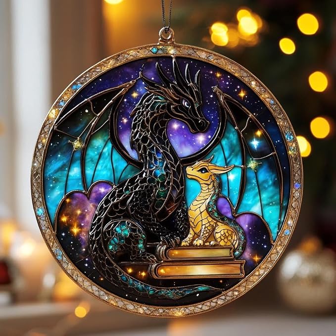 Fantasy Dragon Acrylic Suncatcher - Image 3