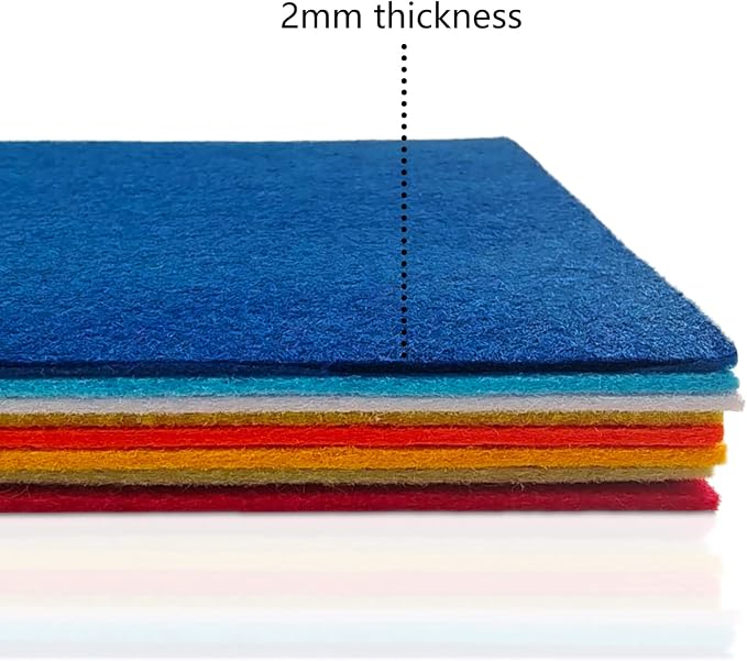Jtnohx Stiff Felt, 2mm Thick Felt Sheets - Image 5