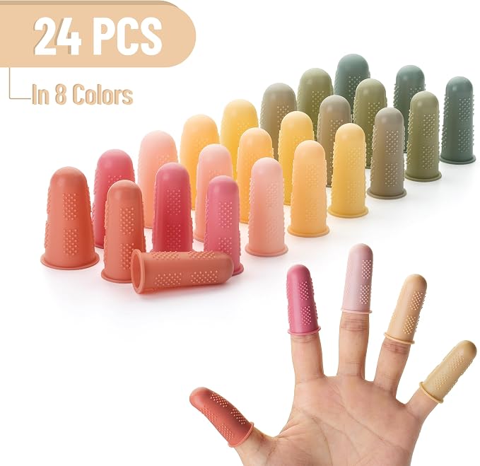 Mr. Pen- Hot Glue Gun Finger Protectors, Rubber Fingers Tips, Rubber Finger - Image 2