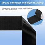 2''×27Ft Black Heavy Duty Hook And Loop Tape Adhesive, No Punching Picture Wall - Image 7