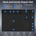 STREBITO Solder Mat Electronics Mat Silicone Repair Mat, Heat Resistant 932°F - Image 5