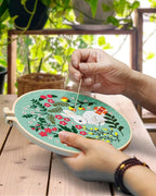 TINDTOP Embroidery Kit for Beginners Adult, Rabbit Embroidery Kit | Include - Image 4