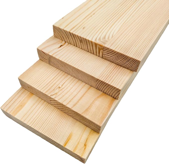 4PCS Rectangle Wood Boards Unfinished Wood Blocks - Image 4