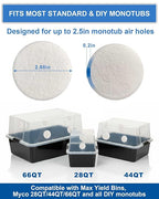 30Pcs Premium Monotub Filter Disks 2.88IN, 0.078IN Thick Ultra-Breathable - Image 2