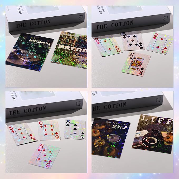 36 Sheets Holographic Laminate Sheets 8.5x11 Inch Self Adhesive 6 Patterns | - Image 5
