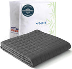 YnM Weighted Blanket, Cooling Bamboo Viscose, Smallest Compartments by YNM