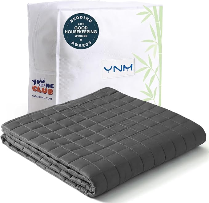 YnM Exclusive Cooling Weighted Blanket, Smallest Compartments by YNM