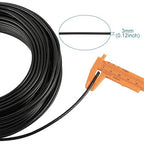 Fashewelry 82 Feet 9 Gauge Aluminum Wire Black Bendable Metal Craft Wire - Image 3