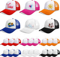 Vabean 24 Pack Sublimation Blank Cap Trucker Mesh Cap Unisex Plain Blank by Vabean