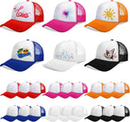 Vabean 24 Pack Sublimation Blank Cap Trucker Mesh Cap Unisex Plain Blank by Vabean