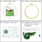 Embroidery Kits for Beginners Adults, Cute Hand Embroidery Starter Kit - Image 4