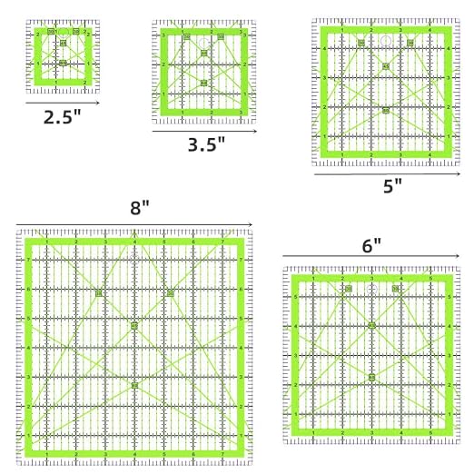 5 Quilting Rulers, Square Rulers - Image 5
