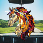 Colorful Horse Exotic Acrylic Suncatcher Stained Glass Effect Window Car - Image 5