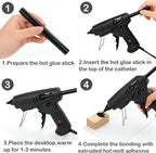 Hot Glue Gun Sticks: Black Full Size 0.43" X 7.9" - Image 7