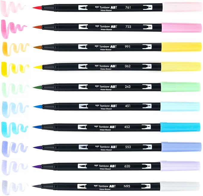Tombow 56187 Dual Brush Pen Art Markers, Brush and Fine Tip Markers - Image 7